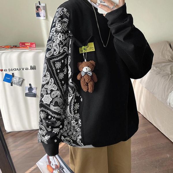 women loose streetwear black sweatshirt knitted o-neck punk print pullover fashion moletom long hoodie women's t-shirt, White
women loose streetwear black sweatshirt knitted o-neck punk print pullover fashion moletom long hoodie women's t-shirt, White