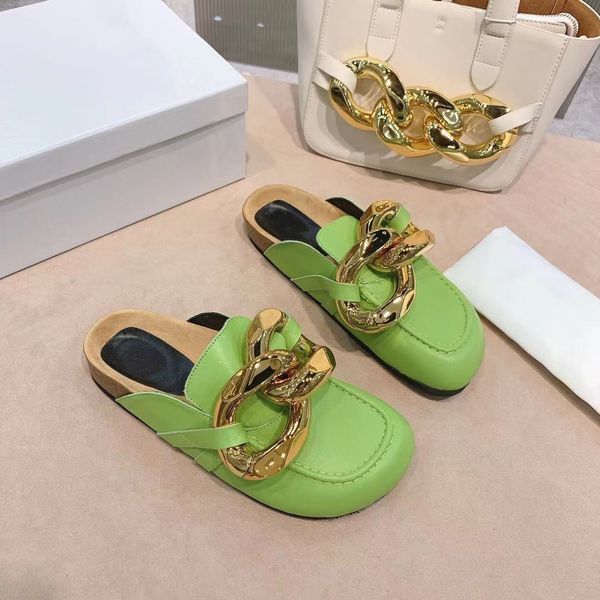70% off wholesale flip-flops new women slipper fashion big gold chain sandals shoes round toe slip on mules flat heel casual slides sandalia, Black
70% off wholesale flip-flops new women slipper fashion big gold chain sandals shoes round toe slip on mules flat heel casual slides sandalia, Black