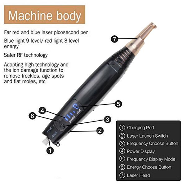 led scar tattoo removal laser pen freckle acne mole dark spot pigment tattoo removal beauty machine pro repair picosecond pen pe
led scar tattoo removal laser pen freckle acne mole dark spot pigment tattoo removal beauty machine pro repair picosecond pen pe