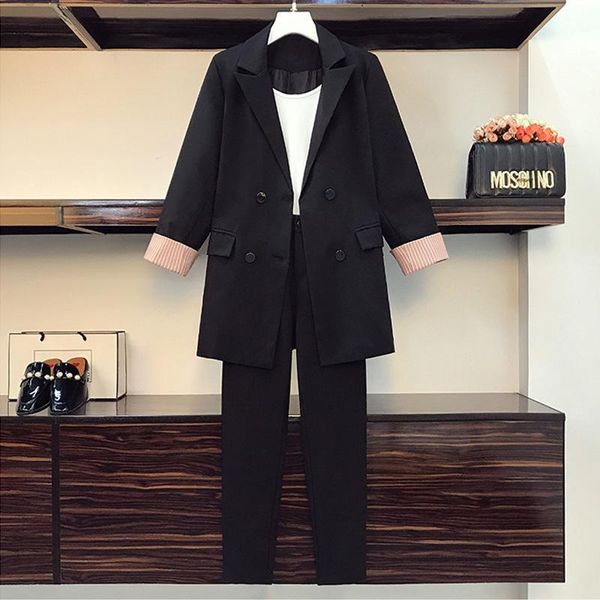 women's two piece pants work pant suits ol 2 set for women business interview suit uniform smil blazer and pencil office lady cloth, White 
women's two piece pants work pant suits ol 2 set for women business interview suit uniform smil blazer and pencil office lady cloth, White