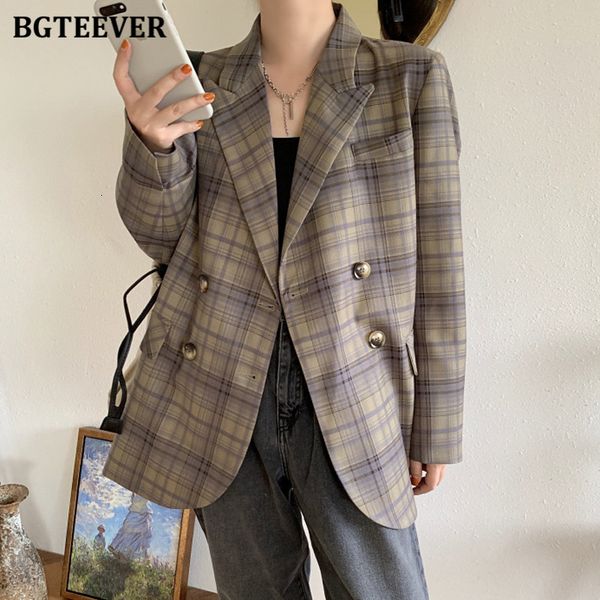 blazers new vintage notched collar women plaid suit jackets 2021 spring chic double breasted loose female blazer casual outwear fycd, White;black
blazers new vintage notched collar women plaid suit jackets 2021 spring chic double breasted loose female blazer casual outwear fycd, White;black