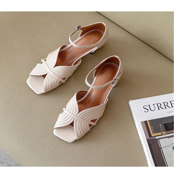 sandals summer fashion fish mouth thick with all-match high-heeled dress daily low-heel comfortable women's shoes, Black
sandals summer fashion fish mouth thick with all-match high-heeled dress daily low-heel comfortable women's shoes, Black