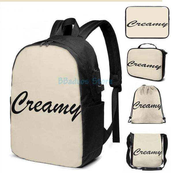 funny graphic print creamy usb charge backpack men school bags women bag travel laptop 
funny graphic print creamy usb charge backpack men school bags women bag travel laptop