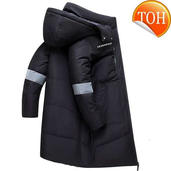 new winter men white duck down jacket thick warm hooded multi-pocket long puffer coats male casual solid color windproof parkas, Black
new winter men white duck down jacket thick warm hooded multi-pocket long puffer coats male casual solid color windproof parkas, Black