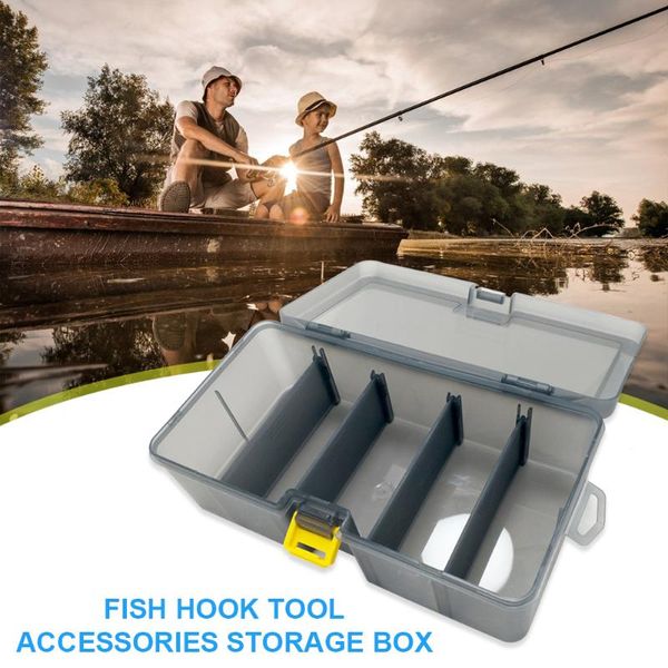 practical fishing tackle box large capacity double layer bait lure hook storage holder accessories case
practical fishing tackle box large capacity double layer bait lure hook storage holder accessories case