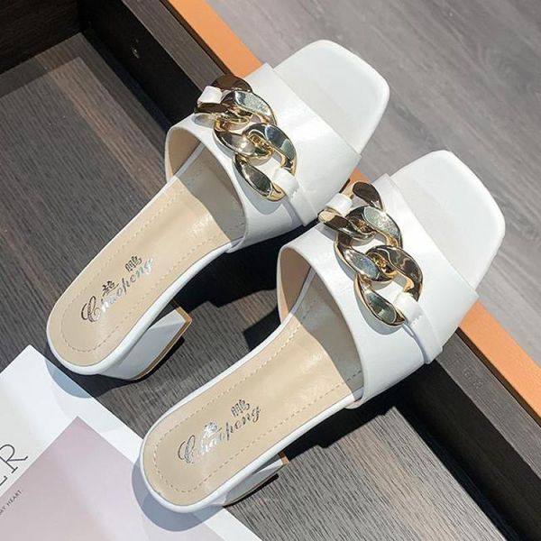 slippers 2021 fashion square toe high heel ladies elegant chain peep slides sandal shoes flip flop indoor ytmtloy house mule, Black
slippers 2021 fashion square toe high heel ladies elegant chain peep slides sandal shoes flip flop indoor ytmtloy house mule, Black