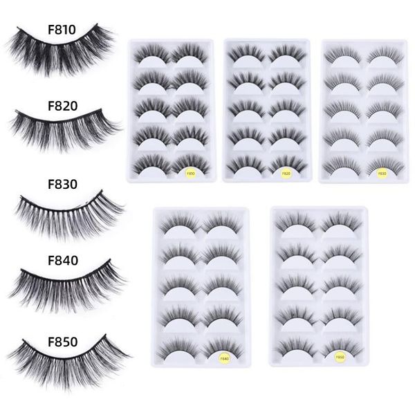 false eyelashes 5pairs 3d mink lashes natural/thick long thick fluffy 25mm eye wispy makeup beauty extension tools f810
false eyelashes 5pairs 3d mink lashes natural/thick long thick fluffy 25mm eye wispy makeup beauty extension tools f810
