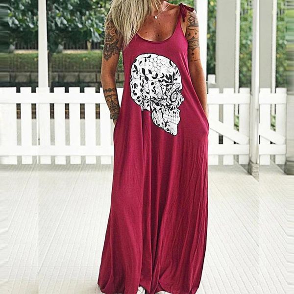 casual dresses skull printed women's dress sleeveless spaghetti strap long maxi 2021 summer for women vestidos de verano, Black;gray
casual dresses skull printed women's dress sleeveless spaghetti strap long maxi 2021 summer for women vestidos de verano, Black;gray