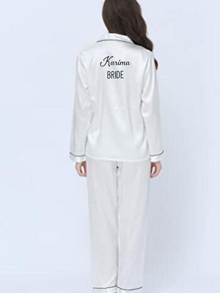custom name pajama set womens sleepwears birthday party pajamas wedding bridesmaid friends gifts 8 lace colors, Black;red
custom name pajama set womens sleepwears birthday party pajamas wedding bridesmaid friends gifts 8 lace colors, Black;red