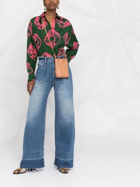 Women's Jeans Fashion High Waist Double Button Pleated Hem Pants Design 2021 Autumn Winter Contrast Wide Leg Women, Blue
Women's Jeans Fashion High Waist Double Button Pleated Hem Pants Design 2021 Autumn Winter Contrast Wide Leg Women, Blue