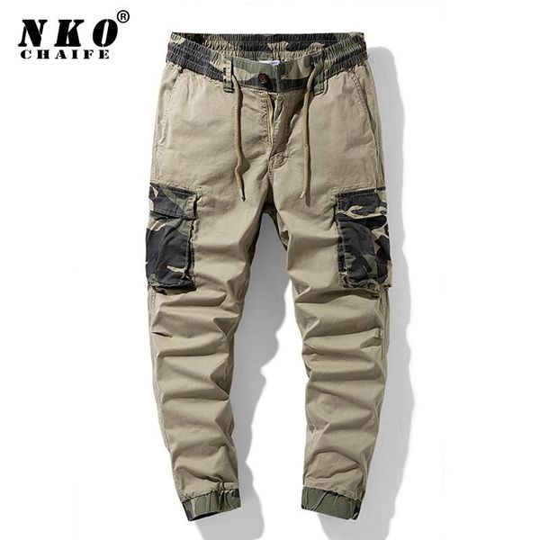 men's pants 2021 cotton tie feet cargo men fashion multi-pocket military joggers trousers army tactical, Black
men's pants 2021 cotton tie feet cargo men fashion multi-pocket military joggers trousers army tactical, Black
