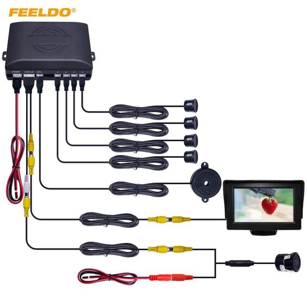 car rear view cameras& parking sensors feeldo 1set 4.3" lcd monitor 4-sensor sensor 18.5mm snap ring camera reversing rearview system #
car rear view cameras& parking sensors feeldo 1set 4.3" lcd monitor 4-sensor sensor 18.5mm snap ring camera reversing rearview system #