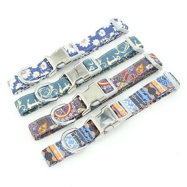 dog collars & leashes double-layer fabric pet collar soft and comfortable wear-resistant elegant daisy printed metal buckle supplies
dog collars & leashes double-layer fabric pet collar soft and comfortable wear-resistant elegant daisy printed metal buckle supplies