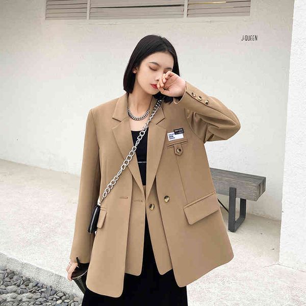 women's suits & blazers suit jacket, spring and fall, fake two-piece frying sensor, high street sensation, casual, wwij, White;black
women's suits & blazers suit jacket, spring and fall, fake two-piece frying sensor, high street sensation, casual, wwij, White;black