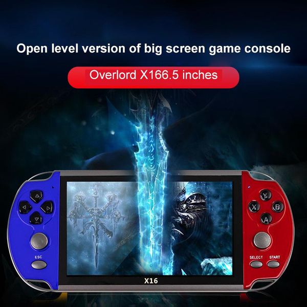 portable game players x16 6.5 inch console handheld retro classic video player for arcade gamepad
portable game players x16 6.5 inch console handheld retro classic video player for arcade gamepad