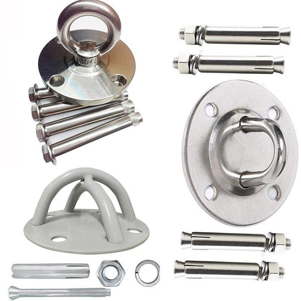 1 pcs stainless steel suspension strap trainer mount anchor bracket hook wall ceiling mount bracket for gym suspension training
1 pcs stainless steel suspension strap trainer mount anchor bracket hook wall ceiling mount bracket for gym suspension training