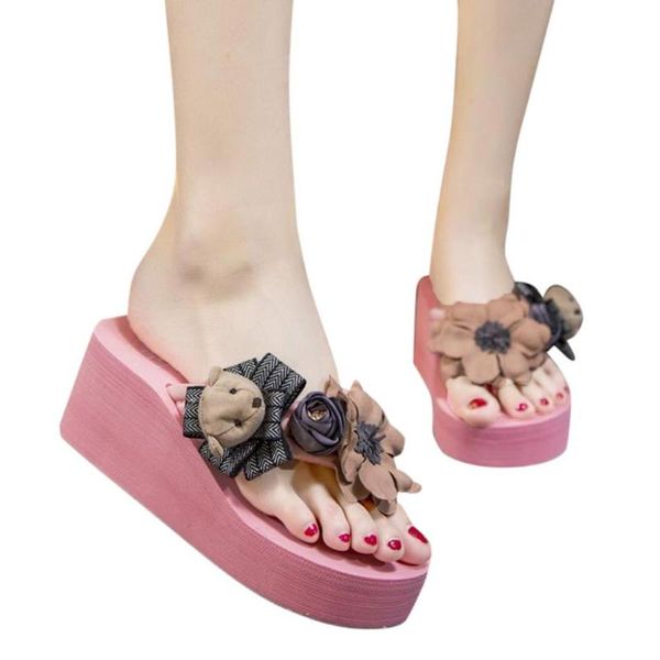 slippers 2021 women cartoon floral wedges flip flops girls fashion sandals cute beach shoes, Black
slippers 2021 women cartoon floral wedges flip flops girls fashion sandals cute beach shoes, Black
