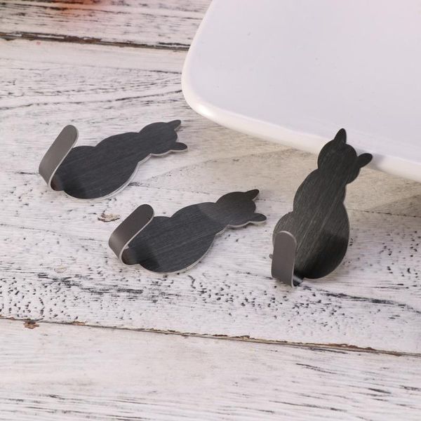hooks & rails 8pcs creative sticky cat shaped nail stainless steel adhesive towel coat wall mounted decoration (grey)
hooks & rails 8pcs creative sticky cat shaped nail stainless steel adhesive towel coat wall mounted decoration (grey)