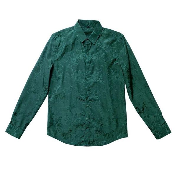 men's casual shirts 2021 spring and autumn dark floral personality dress long-sleeved shirt fashion slim printed cardigan, White;black
men's casual shirts 2021 spring and autumn dark floral personality dress long-sleeved shirt fashion slim printed cardigan, White;black