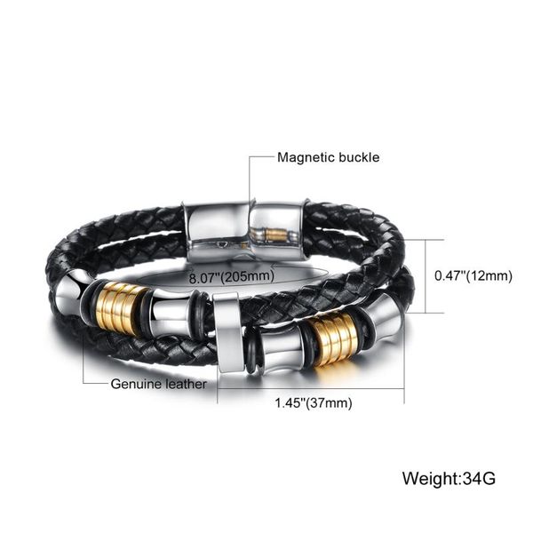 charm bracelets mnwt fashion jewelry leather bracelet men casual personality bangle pulseira cool eu style, Golden;silver
charm bracelets mnwt fashion jewelry leather bracelet men casual personality bangle pulseira cool eu style, Golden;silver