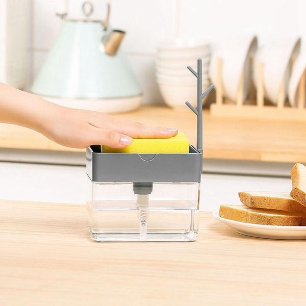 automatic home clean 2 in1 pump soap dispenser and sponge caddy for dish storage detergent dishes
automatic home clean 2 in1 pump soap dispenser and sponge caddy for dish storage detergent dishes