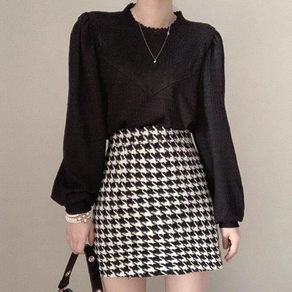 women's blouses & shirts enegant office ladies blouse long-sleeved shirt solid casual women o neck korean style simple black, White
women's blouses & shirts enegant office ladies blouse long-sleeved shirt solid casual women o neck korean style simple black, White