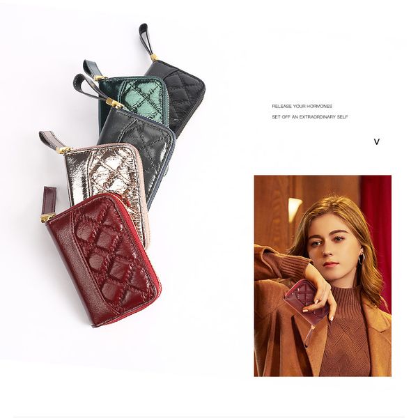 women short organizer wallet solid color hasp mini wallets womens bags wholesale credit card genuine leather black/red/grey q25x31, Red;black
women short organizer wallet solid color hasp mini wallets womens bags wholesale credit card genuine leather black/red/grey q25x31, Red;black