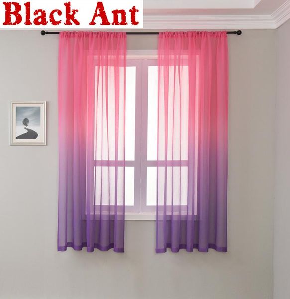 pink purple rainbow gradient sheer voile curtain for living room kitchen romantic wedding party decor cortina x-zh041f & drapes
pink purple rainbow gradient sheer voile curtain for living room kitchen romantic wedding party decor cortina x-zh041f & drapes