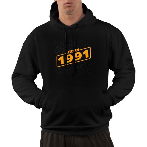 men's hoodies & sweatshirts birthday present 1991 year printed oversized men ropa cotton streetwear, Black
men's hoodies & sweatshirts birthday present 1991 year printed oversized men ropa cotton streetwear, Black