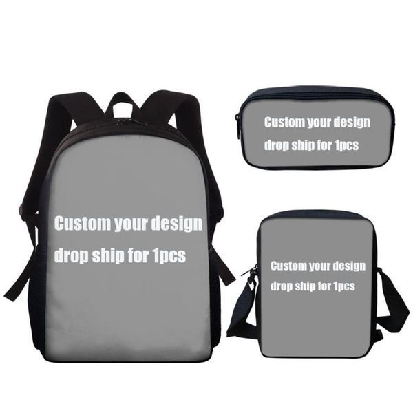 school bags jackherelook diy your own design for girls boys casual 15 inch 3pcs/set book shoulder schoolbags children
school bags jackherelook diy your own design for girls boys casual 15 inch 3pcs/set book shoulder schoolbags children