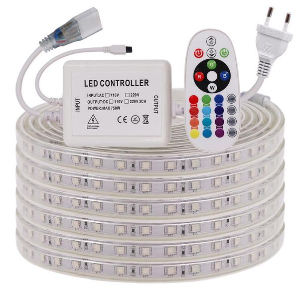 led strip light 220v 60leds/m outdoor waterproof tape ribbon remote control flexible stripe rope eu power plug strips
led strip light 220v 60leds/m outdoor waterproof tape ribbon remote control flexible stripe rope eu power plug strips