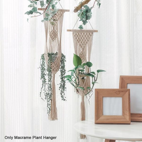 other garden supplies 2pcs home decor flower pot holder hand made space saving cotton rope office hanging planter basket macrame plant hange
other garden supplies 2pcs home decor flower pot holder hand made space saving cotton rope office hanging planter basket macrame plant hange