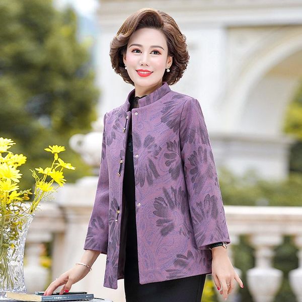 women's wool & blends women flower pattern thick coats jacket buttons long sleeves pocket blend outerwear 2021 mother autumn winter ove, Black
women's wool & blends women flower pattern thick coats jacket buttons long sleeves pocket blend outerwear 2021 mother autumn winter ove, Black