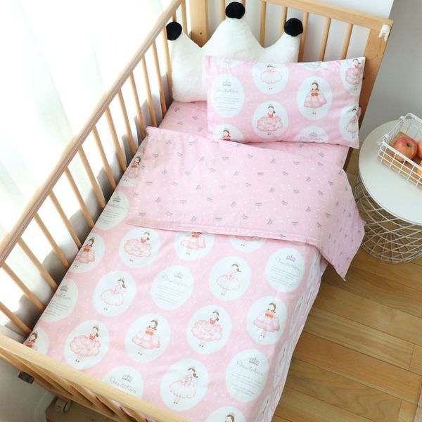 3Pcs Baby Bedding Set For Girl Boy Newborns Cotton Crib Bedding Set Baby Nursery Decor Children Bed Linen Without Filler, Red
3Pcs Baby Bedding Set For Girl Boy Newborns Cotton Crib Bedding Set Baby Nursery Decor Children Bed Linen Without Filler, Red