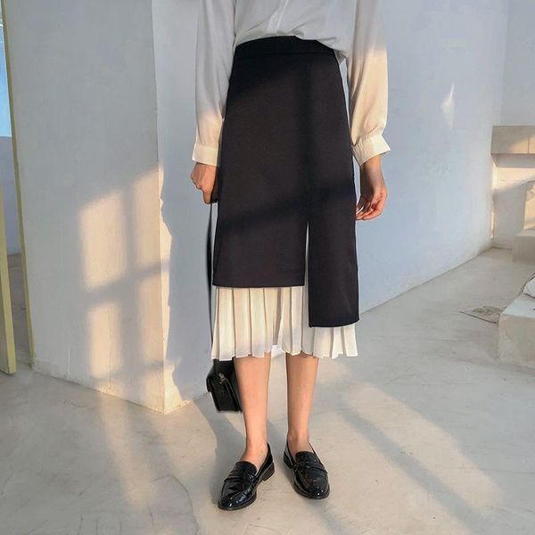 skirts spring autumn fashion irregular pleated skirt women's high waist solid color 2021 loose mid length a-line, Black
skirts spring autumn fashion irregular pleated skirt women's high waist solid color 2021 loose mid length a-line, Black