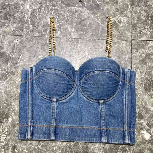 tanks denim tank for women square collar sleeveless patchwork chain slim short vest female fashion summer, White
tanks denim tank for women square collar sleeveless patchwork chain slim short vest female fashion summer, White