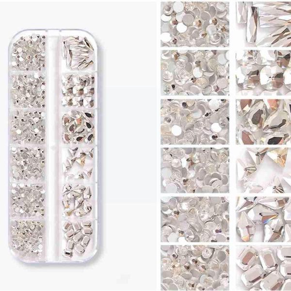 nail art decorations 12 grids crystal rhinestone diamond gems 3d glitter dot pen for decoration equipment w3a0, Silver;gold
nail art decorations 12 grids crystal rhinestone diamond gems 3d glitter dot pen for decoration equipment w3a0, Silver;gold
