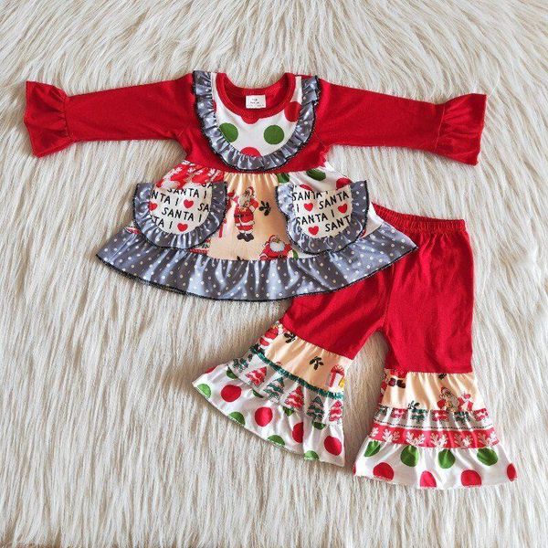 clothing sets fashion boutique baby clothes christmas red long-sleeved pocket dress children's designer pants suit, White
clothing sets fashion boutique baby clothes christmas red long-sleeved pocket dress children's designer pants suit, White