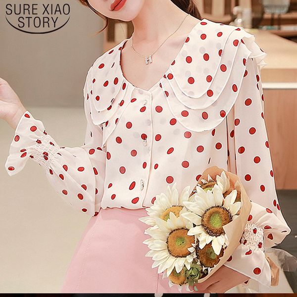 autumn fashion long sleeve chiffon women shirts polka dot print sweet blouses casual butterfly 6699 50 210510, White
autumn fashion long sleeve chiffon women shirts polka dot print sweet blouses casual butterfly 6699 50 210510, White