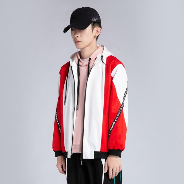 men's jackets trend handsome hooded jacket men spring fall sports loose couples casual all-match, Black;brown
men's jackets trend handsome hooded jacket men spring fall sports loose couples casual all-match, Black;brown