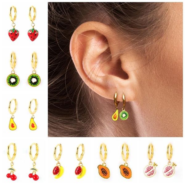 hoop & huggie cute summer fruits enamel earrings for women girls fruit charms jewelry making diy cherry strawberry silver 925, Golden;silver
hoop & huggie cute summer fruits enamel earrings for women girls fruit charms jewelry making diy cherry strawberry silver 925, Golden;silver