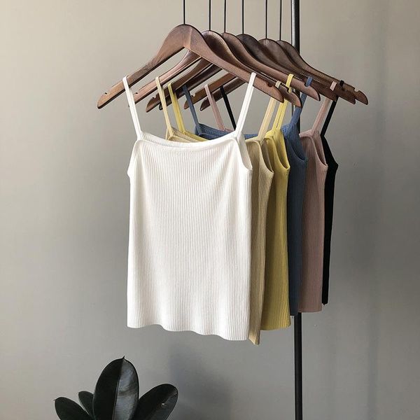 women's tanks & camis 2021 pure color knitted boho white tank female women summer yellow
women's tanks & camis 2021 pure color knitted boho white tank female women summer yellow