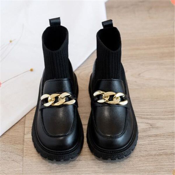 Fashion Kids Socks Boots Autumn Winter Childrens Martin Boots High Boys Girl Leather Shoes, As shown
Fashion Kids Socks Boots Autumn Winter Childrens Martin Boots High Boys Girl Leather Shoes, As shown