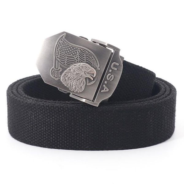 belts mens america eagle metal slide buckle waist strap canvas breathable fashion jeans accessories cowboy street cinto leisure, Black;brown
belts mens america eagle metal slide buckle waist strap canvas breathable fashion jeans accessories cowboy street cinto leisure, Black;brown