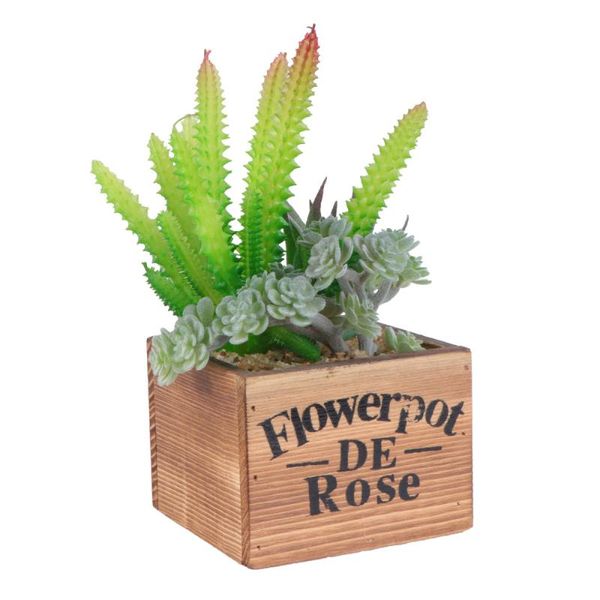 1pc fake plant craft decor succulent decorative flowers & wreaths