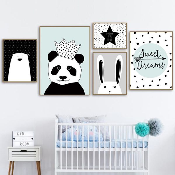 paintings simple nordic style picture cartoon panda posters print canvas painting wall art stars baby kids room decoration
paintings simple nordic style picture cartoon panda posters print canvas painting wall art stars baby kids room decoration