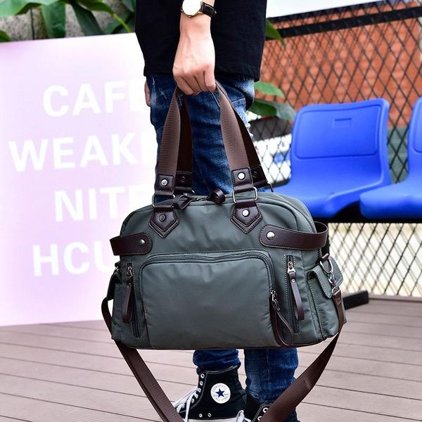 travel bag 2021 handbag men's single shoulder messenger women's large capacity oxford cloth sports fitness duffel bags
travel bag 2021 handbag men's single shoulder messenger women's large capacity oxford cloth sports fitness duffel bags