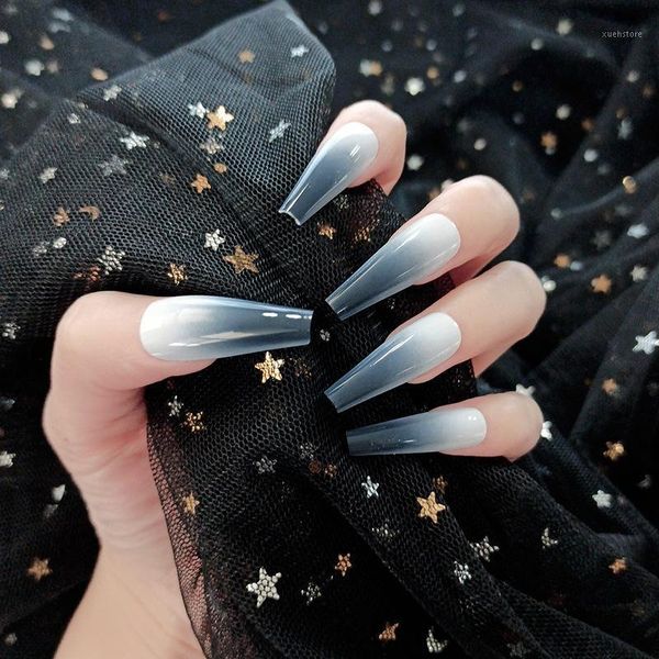 pcs/set gradient gray ballerina fake nails extra long ultra thin detachable matte false with adhesive tape glue sticker1, Red;gold
pcs/set gradient gray ballerina fake nails extra long ultra thin detachable matte false with adhesive tape glue sticker1, Red;gold