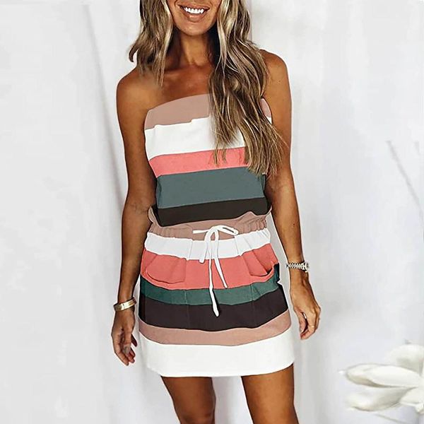 casual dresses summer women loose tube dress bodycon cold shoulder sleeveless elegant mini for clothing vestido2021, Black;gray
casual dresses summer women loose tube dress bodycon cold shoulder sleeveless elegant mini for clothing vestido2021, Black;gray