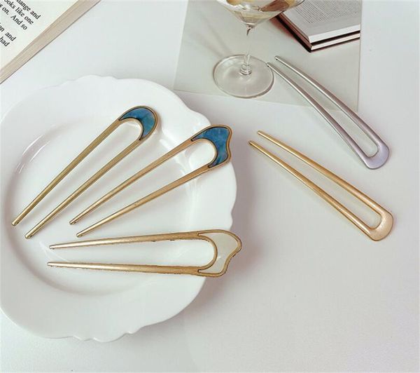 wholesale metal u shaped hairpins french hair pin stick fork sticks 2 prongs updo chignon pins for women girls styling accessories kd1, Black;brown
wholesale metal u shaped hairpins french hair pin stick fork sticks 2 prongs updo chignon pins for women girls styling accessories kd1, Black;brown